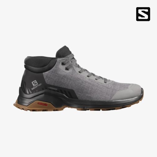 Salomon X Reveal Chukka CSWP Men's Winter Boots Grey / Black | CA 92B37